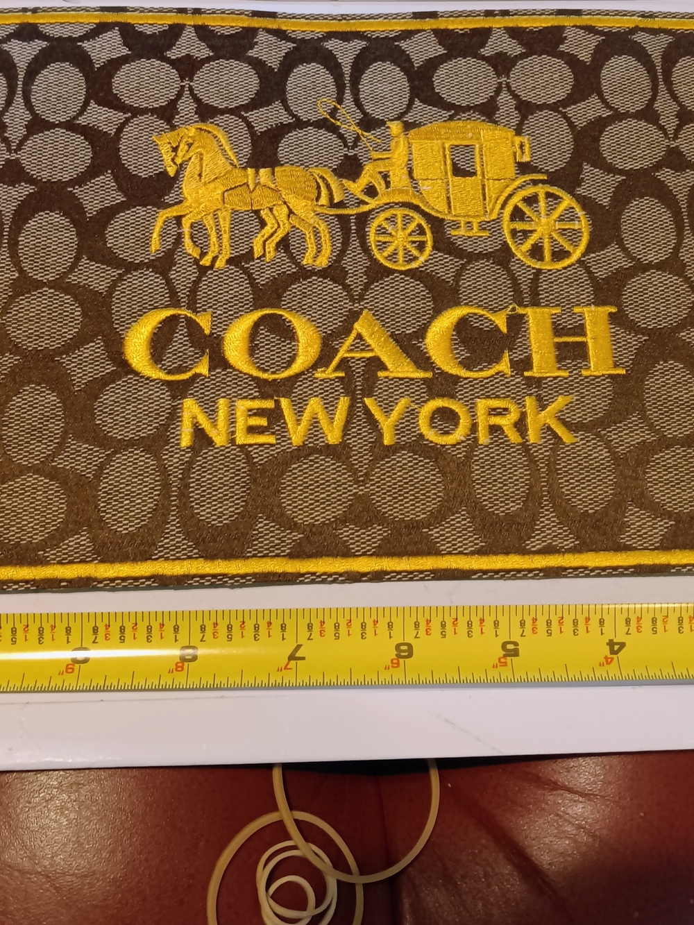 Signature Embroidered Logo. Jacket Size